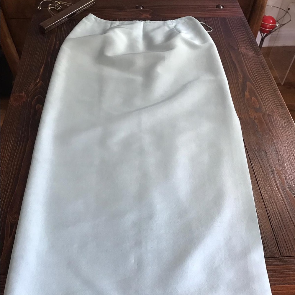 Silk chetta b long skirt with slit